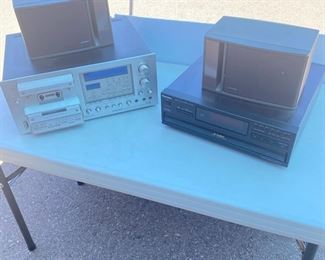 Panasonic And Bose Audio Equipment 