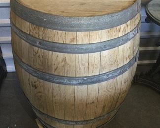 Rustic Birch Wine Barrel