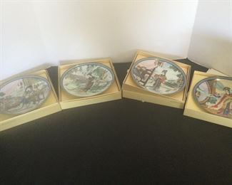 Second 4 In The Set Of Imperial Jingdezhen Porcelain Beauties Of The Red Mansion.