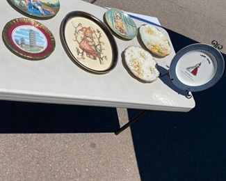 Unique Hummel Tray And Assorted China Plates