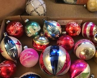 Vintage Christmas ornaments
