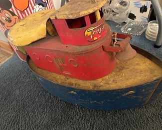 Mini ride on Tug boat