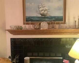 Globe ,lithograph s ,oil etc