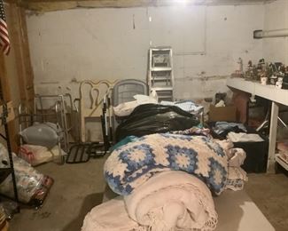 Department 56 Christmas houses , linens