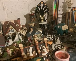 Department 56 and bowling trophies