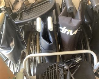 All types of wheels chairs