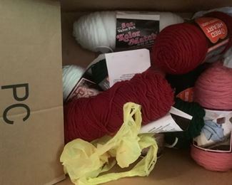 Box of yarn
