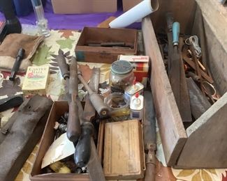 Boxes of tools