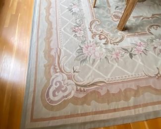 SILK DINING ROOM AREA RUG