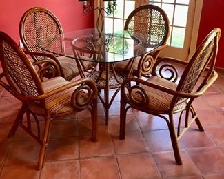 Rattan Table and chairs