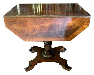 Angled leaf Pembroke table