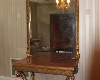 Stupendous mirror and console 1 of 2