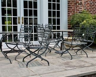 Matching dining table and chairs (there are two)