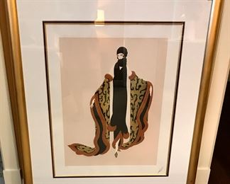 Signed and numbered Erte
