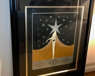 Signed and numbered Erte