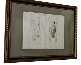 one of three Piranese engravings