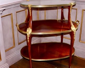 French Doré  mounted furniture