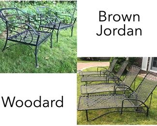 Many quality pieces of classic wrought Iron