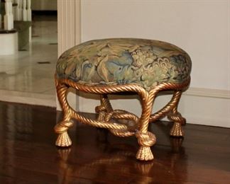 Knot base ottoman