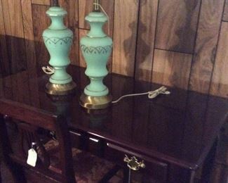 Sea salt colored lamps. Need lampshades 