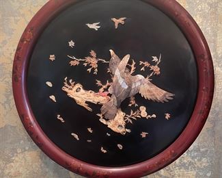 Lacquer and Abalone Wall Plaques