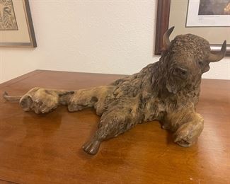 Mill Creek Studios Resin Bison Sculpture