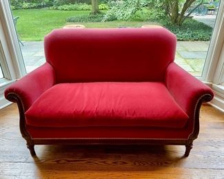 Mike Bell Regency style sofa                                                                  35"h x 59"w x 33"d  
