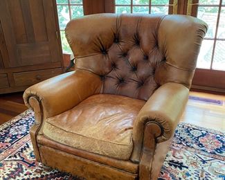 Ralph Lauren vintage writers chair                                        36"h x 39"w x 45'd
