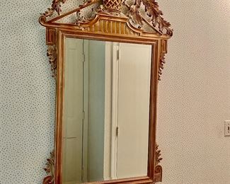 Italian pine mirror     58” x 32"