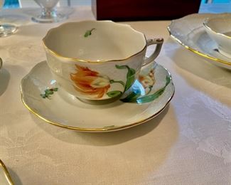 Herend "Kitty" cup & saucer