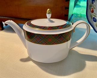 Wedgwood Ralph Lauren "Highland Tartan" teapot