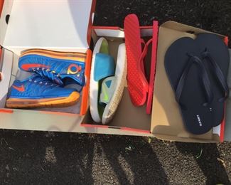 Nike sneaks and sandals