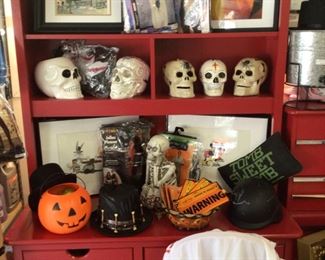 NASCAR desk and hutch