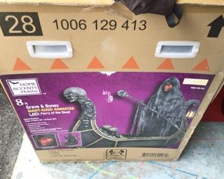 New in the box very collectible, large Halloween decoration not available anymore 
