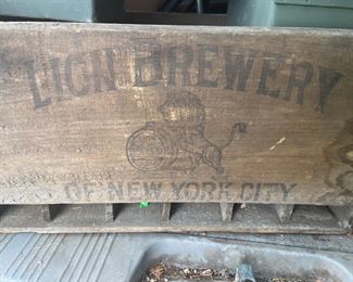 1926 Beer crate From New York City, rare