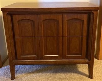 2 Drawer Solid Wood Small Cabinet
