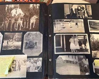 Antique Photo Album NW locations, Railroads More