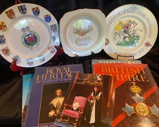 British Royalty Collectible Books Plates