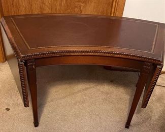 Curved Drop Leaf Small End Table