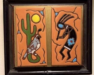 Earthtones Tile Kokopelli