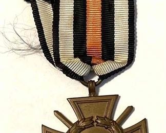 Hindenburg Cross or German WWI Service Cross With Its Matching Boutonniere
