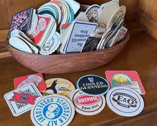 Large Collection Of Assorted Pub Coasters