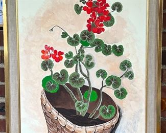 Nasturtium Painting