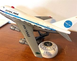 Pan Am Battery Operated Airplane Model