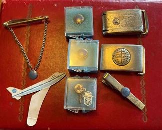 Pan Am PAA Belt Buckles, Service Pins Other Collectibles