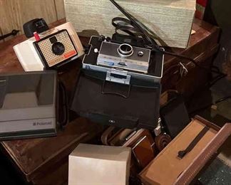 Polaroid Camera Collection With Print Copier
