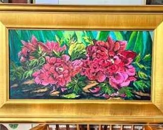 Red Flowers Painting