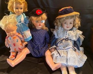 Shirley Temple, Mattel Dowsey, Chatty Cathy,