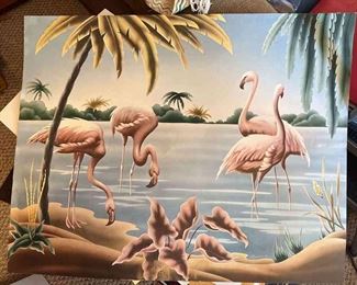 Turner Pink Flamingo Art Print
