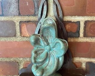 Vintage Gonder Ceramic Magnolia Vase E3 Wall Shelf